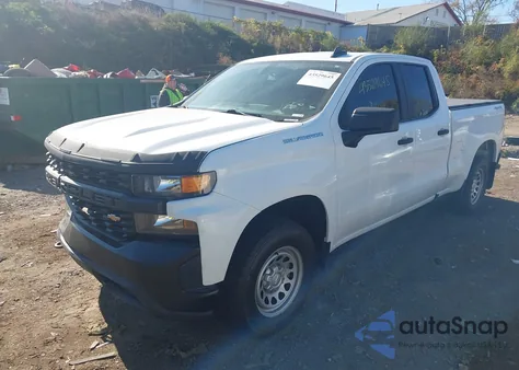 2021 Chevrolet Silverado 1500 4Wd Standard Bed Wt из США, поврежденный, VIN 1GCRYAEF9MZ346052